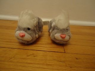 Kingston Zhu Zhu Pet Toy Gray White Hamster Set Of 2