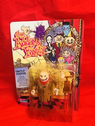 Vintage The Addams Family Uncle Fester Figure Moc Playmates 1992 Unpunched