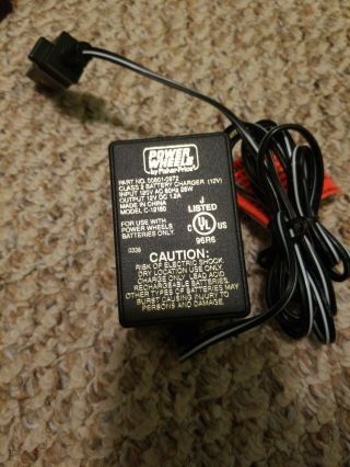 Power Wheels Fisher Price 12 Volt 12v Grey Battery Charger 00801 - 0638