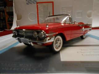Franklin - 1960 Chevy Impala Convertible - 1/24 - B11wu 01 - & Papers