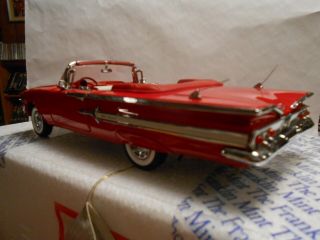 Franklin - 1960 Chevy Impala Convertible - 1/24 - B11WU 01 - & papers 5