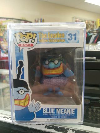 Funko Pop The Beatles Yellow Submarine Blue Meanie In Hard Stack.  Rare Awesome