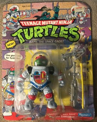 Playmates Toys Teenage Mutant Ninja Turtles Raph The Space Cadet On Card