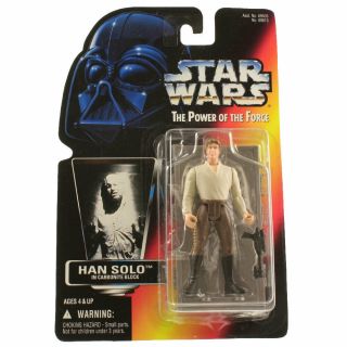 Star Wars - Power Of The Force (potf) - Action Figure - Han Solo With Carbonite