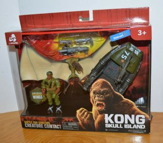 Kong Skull Island Creature Contact Winged Monster Action Figure Playset King