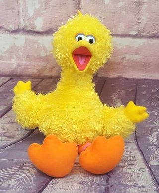 Big Bird Sesame Street Yellow Gund Plush 14 " Yellow Stuffed Animal Lovey 2012