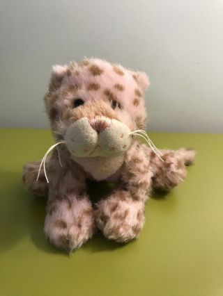 Ganz Webkinz Strawberry Cloud Leopard No Code Toy Plush Stuffed Animal