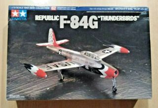 44 - 60762 Tamiya 1/72nd Scale Republic F - 84g " Thunderbirds " Plastic Model Kit