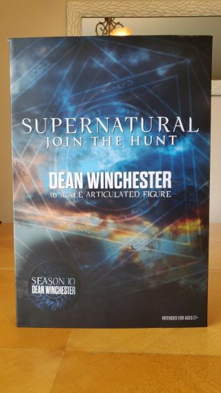 Qmx Supernatural Dean Winchester 1:6 Scale Articulated Figure