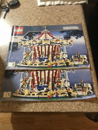 Lego Grand Carousel 10196 Manuals Instructions Only