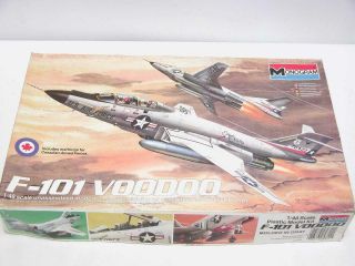 1/48 Monogram Revell F - 101 Voodoo Century Series Plastic Scale Model Kit Vintage