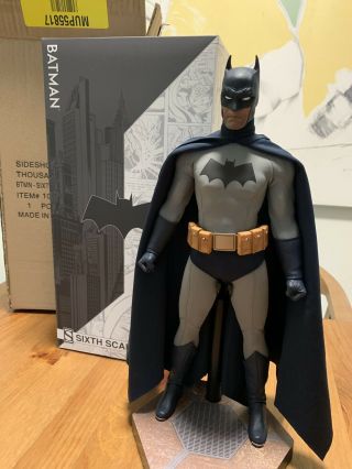 Sideshow Collectibles Batman 1/6 Scale Dark Knight 2nd Edition Dc Comics 12 Inch