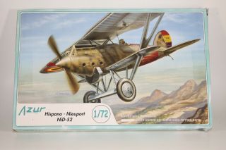 Azur 1/72 Hispano - Nieuport Nid - 52 Spanish Civil War -