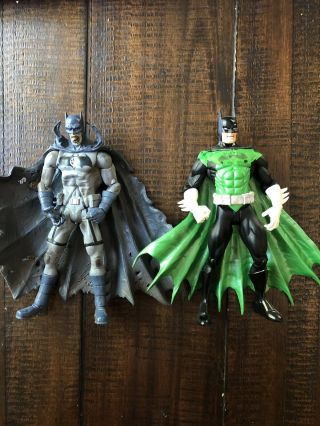 Dc Direct Blackest Night Batman And Batman As Green Lantern