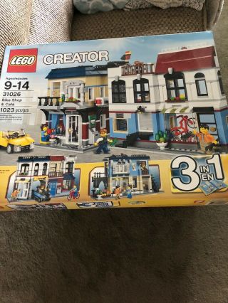 Lego Creator Set 31026 Bike Shop & Cafe 3 In 1 Opened/complete