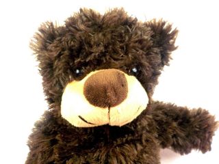 Dan Dee Plush Teddy Bear Dark Brown Stuffed Animal Toy 13 "