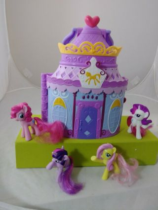 2014 Hasbro My Little Pony Portable Castle Play House With Handle Carrying Case