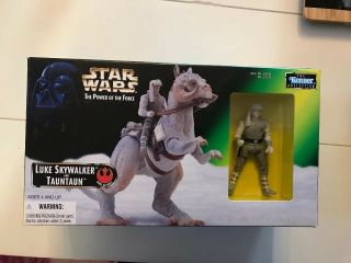 Star Wars Power Of The Force Beast Pack Luke Skywalker And Taun Taun Figure