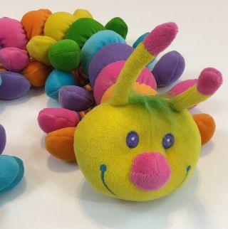 Melissa & Doug Longfellow Caterpillar - Rainbow - Colored Stuffed Animal Toy Baby