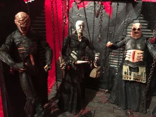 NECA REEL TOYS HELLRAISER CENOBITE LAIR BOXED SET SPENCER EXCLUSIVE Loose 3
