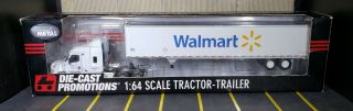 DCP 1/64 Diecast Promotions 32182 Walmart Freightliner Cascadia Dry Van HTF 6
