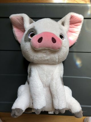 Disney 12 " Plush Stuffed Animal Pua Pig Moana Movie Store The Rock