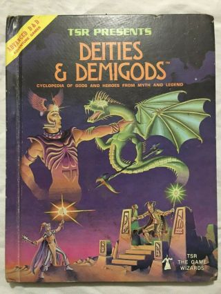 Tsr Advanced Dungeons And Dragons Deities And Demigods