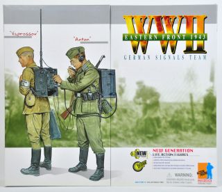 Dragon Action Figure Wwii German Signals Team 1:6 Scale 70327 Radio Double Set