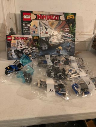 Lego Ninjago Movie Ice Tank 70616 1st Of 7 Bags Open Box & Instructions