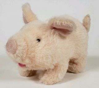 Pudgey The Piglet Battery Operated Plush Pig By Iwaya Corporation 1986