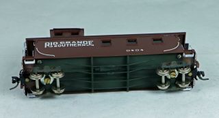 Westside Models 1005 - N Brass Caboose D&RGW 0404 HOn3 Scale 1/87 3