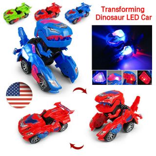 Transforming Dinosaur Led Car | T - Rex Toys With Light Sound | Electric Toys Us