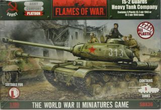 Flames Of War: Soviet: Is - 2 Guards Heavy Tank Company Plastic (sbx36)
