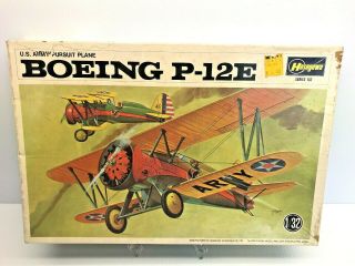 Hasegawa 1/32 Boeing P - 12e Us Army Pursuit Plane No Instructions S&h