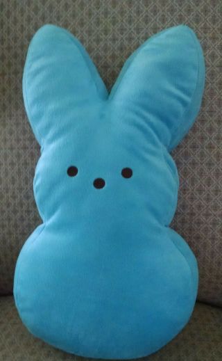 Wow Giant Peeps Bunny Blue Plush - Soft And Cuddly.