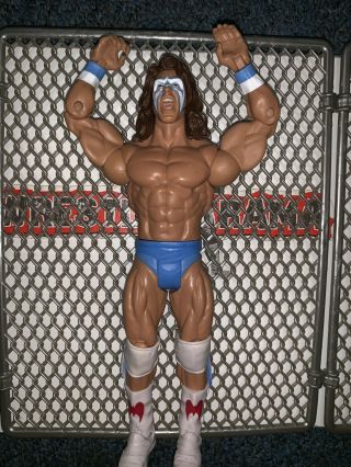 Wwe Mattel Basic Ultimate Warrior Wrestlemania Iv Heritage Wrestling Figure