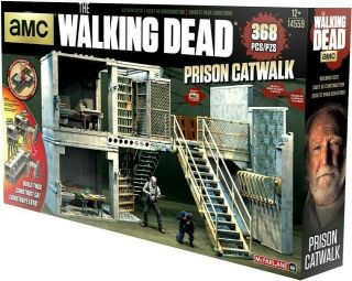 Mcfarlane Walking Dead Building Construction Set Prison Catwalk