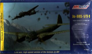 Am Tech Amtech 1:72 Ju - 88 S - 1/t - 1 German Wwii Bomber/recon Aircraft Kit 729201u