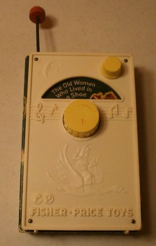 Fisher Price - Music Box Tv - Radio - Plays The Old Woman Who Lived In A Shoe - 161 - 196