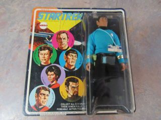Vintage 1974 Mego Star Trek Mr Spock Action Figure Moc