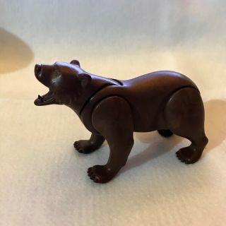Playmobil Adult Brown Bear Cub Zoo Woods Forest Animal 1995