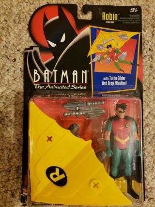 Dc Batman The Animated Series Kenner Robin W/ Turbo Glider 1992