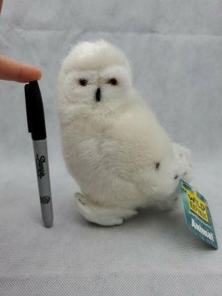 Wild Republic White Snow Owl Plush Stuffed Animal Toy (m)