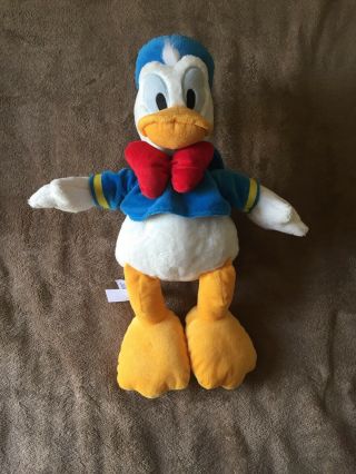 Disney Store 18 " Plush Donald Duck Stuffed Animal Fuzzy