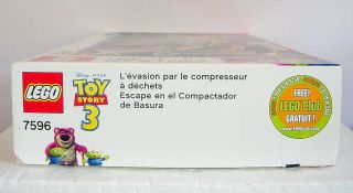 LEGO Disney TOY STORY Trash Compactor Escape 7596 Hamm Lotso Woody Aliens 8