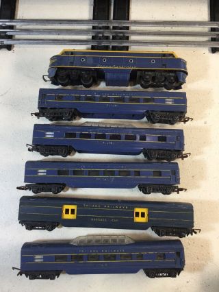 Triang Ho Trans Australia Diesel And 5 Coaches