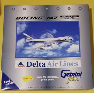 Gemini Jets 1:400 Delta Airlines 747 - 100 Widget Livery N9896 4