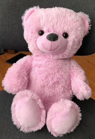 Bruin Pink Soft Teddy Bear 14” Plush Lights Up/music Lullabies