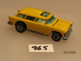 (965) Hot Wheels Redline 1973 Enamel Alive 55 Yellow