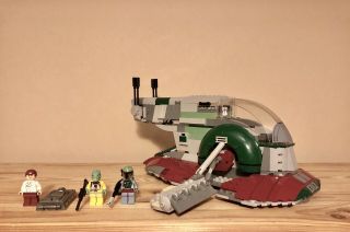 Lego 8097 Star Wars Slave One 100 Complete With All Minifigures Boba Fett
